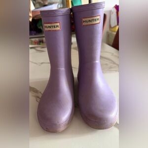Hunter Kids Lavender Rain Boots
